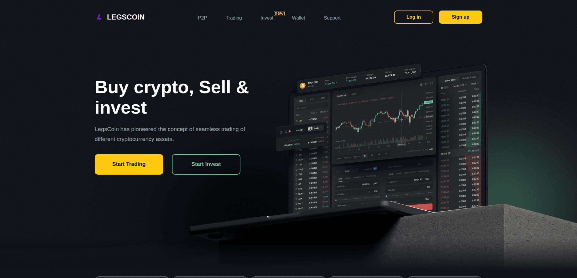 Website screenshot for https://legscoin.com/ - 1