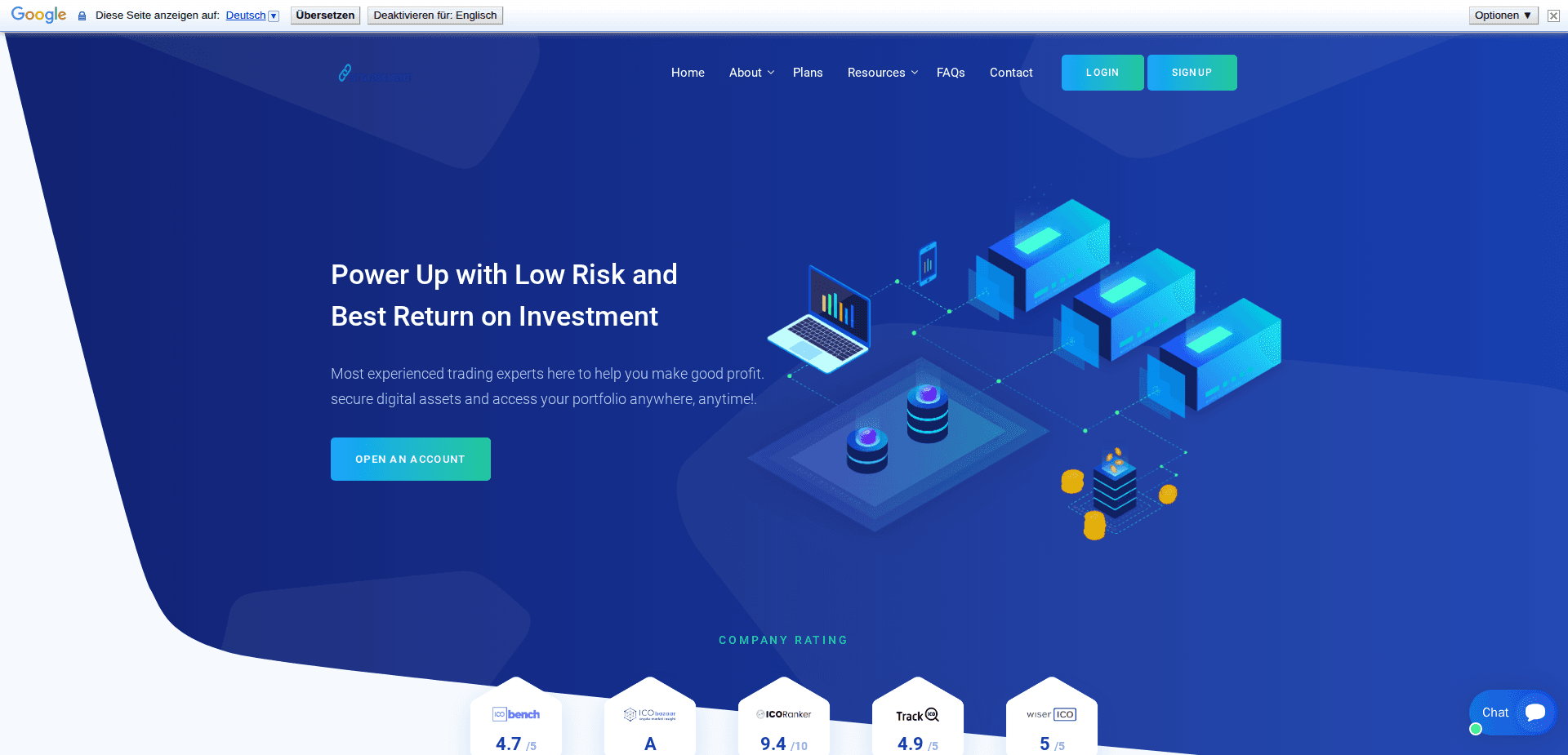 Website screenshot for https://bitglobalassetltd.com/ - 1