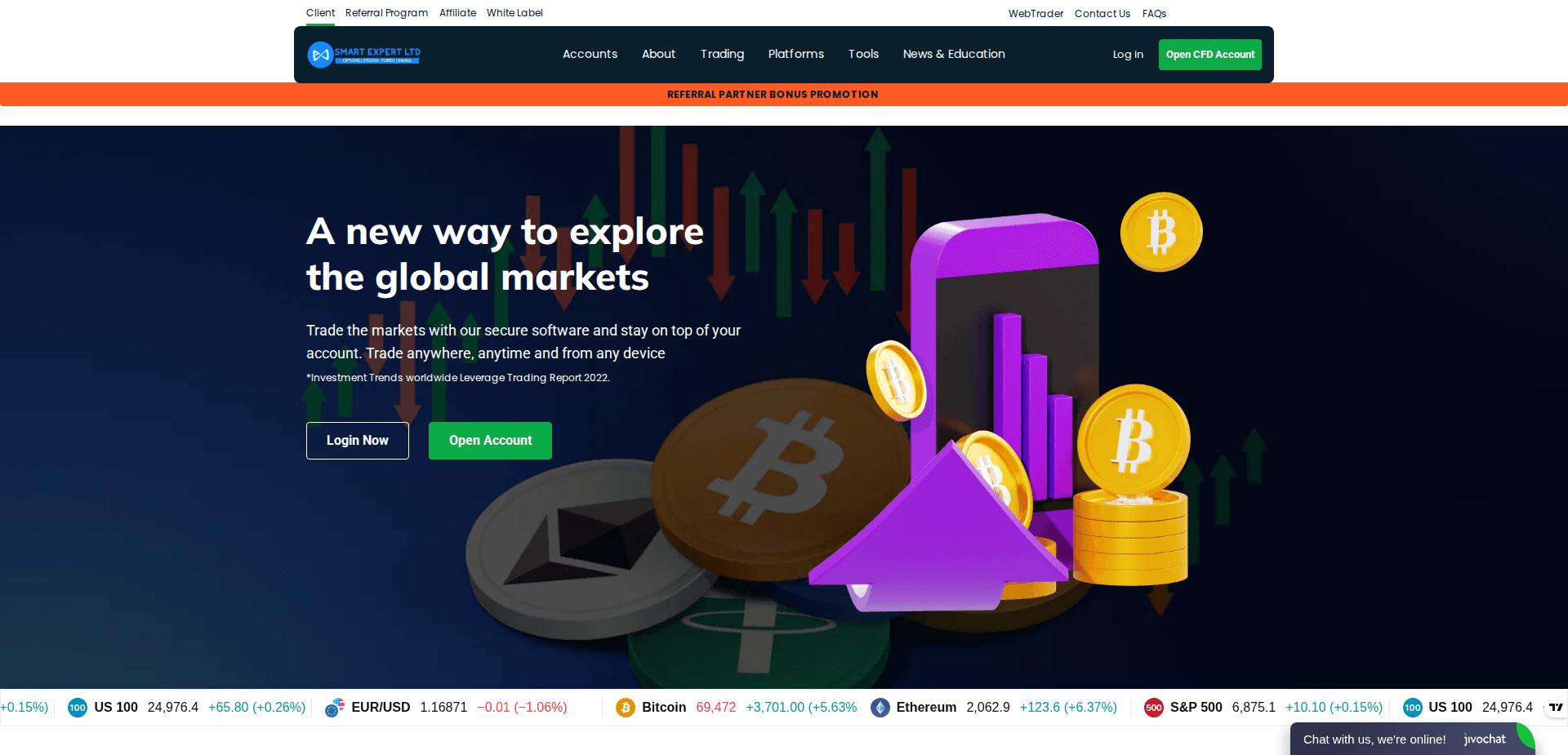 Website screenshot for https://smartexpertradeltd.com/ - 1