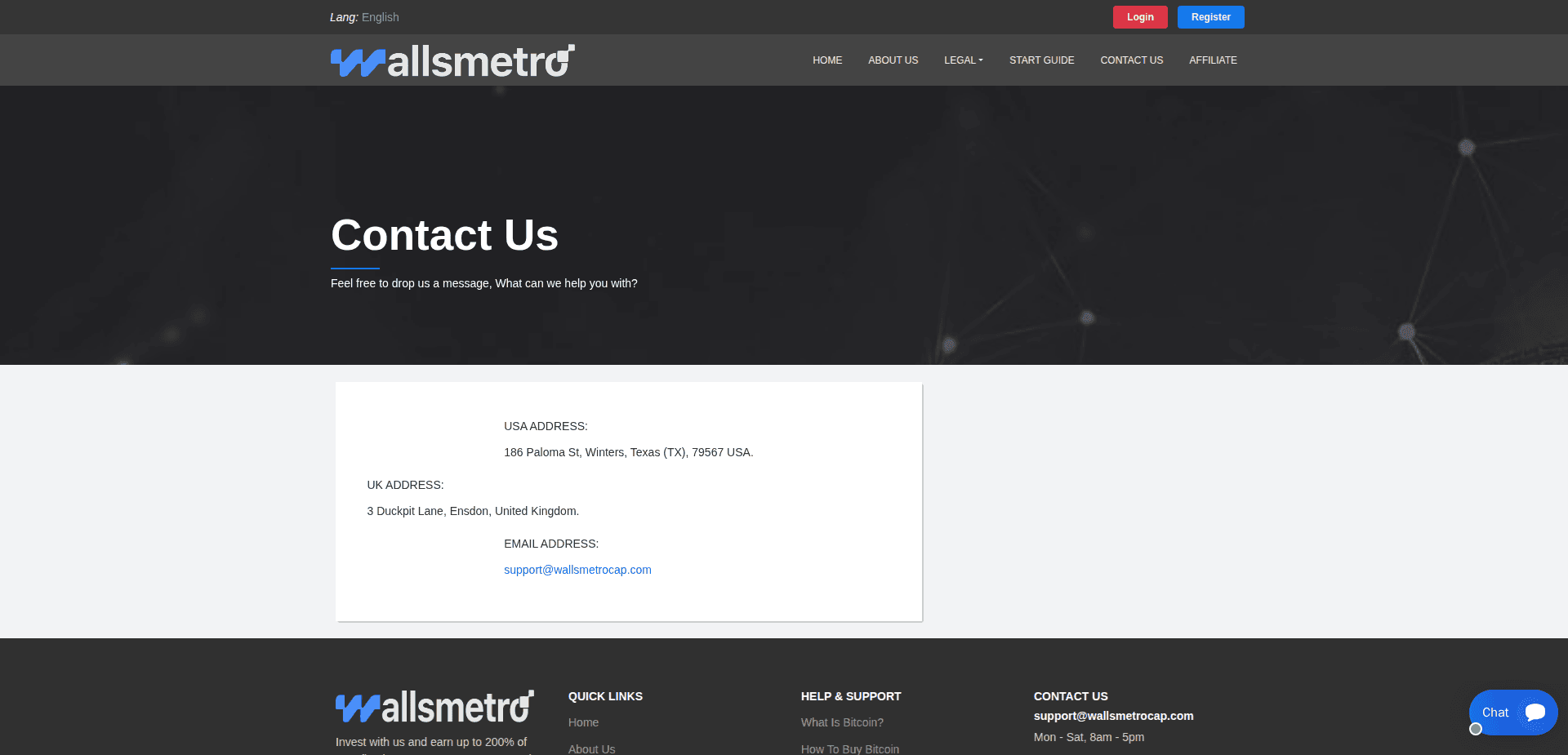 Website screenshot for https://wallsmetrocap.com/ - 1