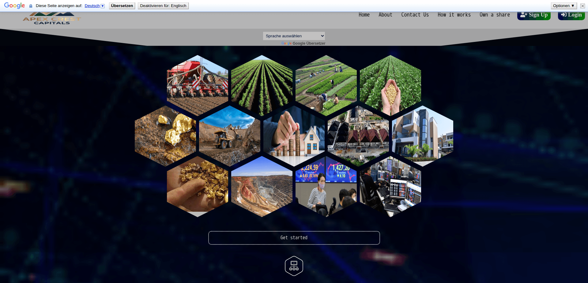 Website screenshot for https://apexcrestcapitals.com/ - 1