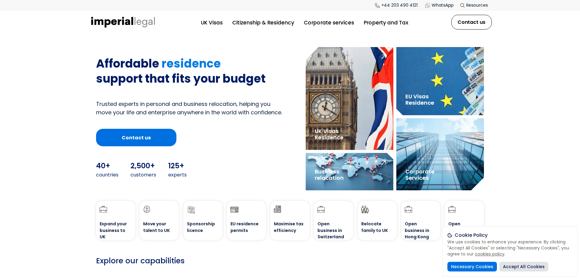 Website screenshot for https://imperiallegal.com/ - 1