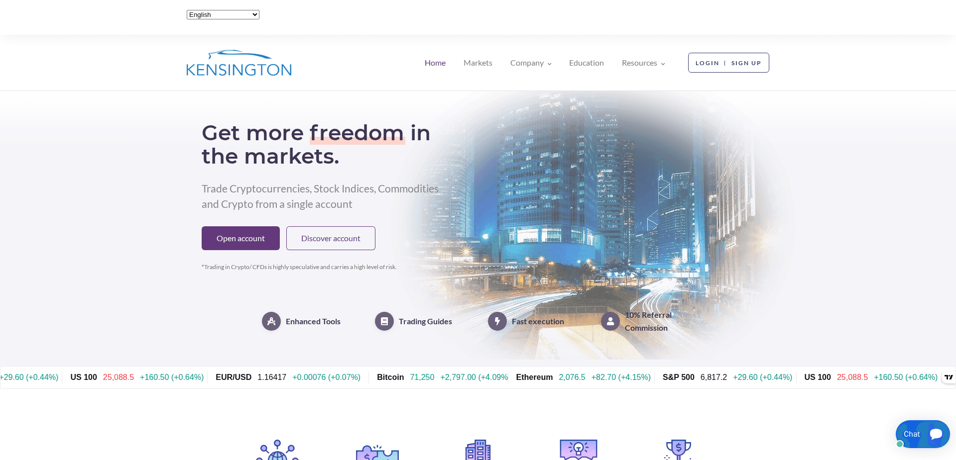 Website screenshot for https://kensingtoncapitalcorp.com/ - 1