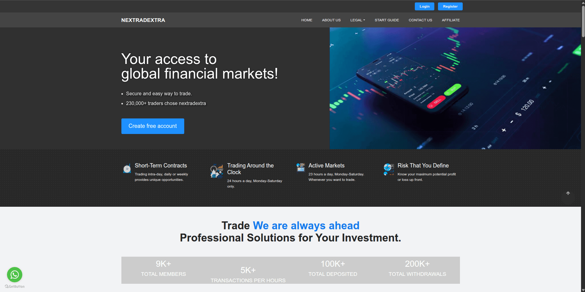 Screenshot for website nextradextra.com - 1