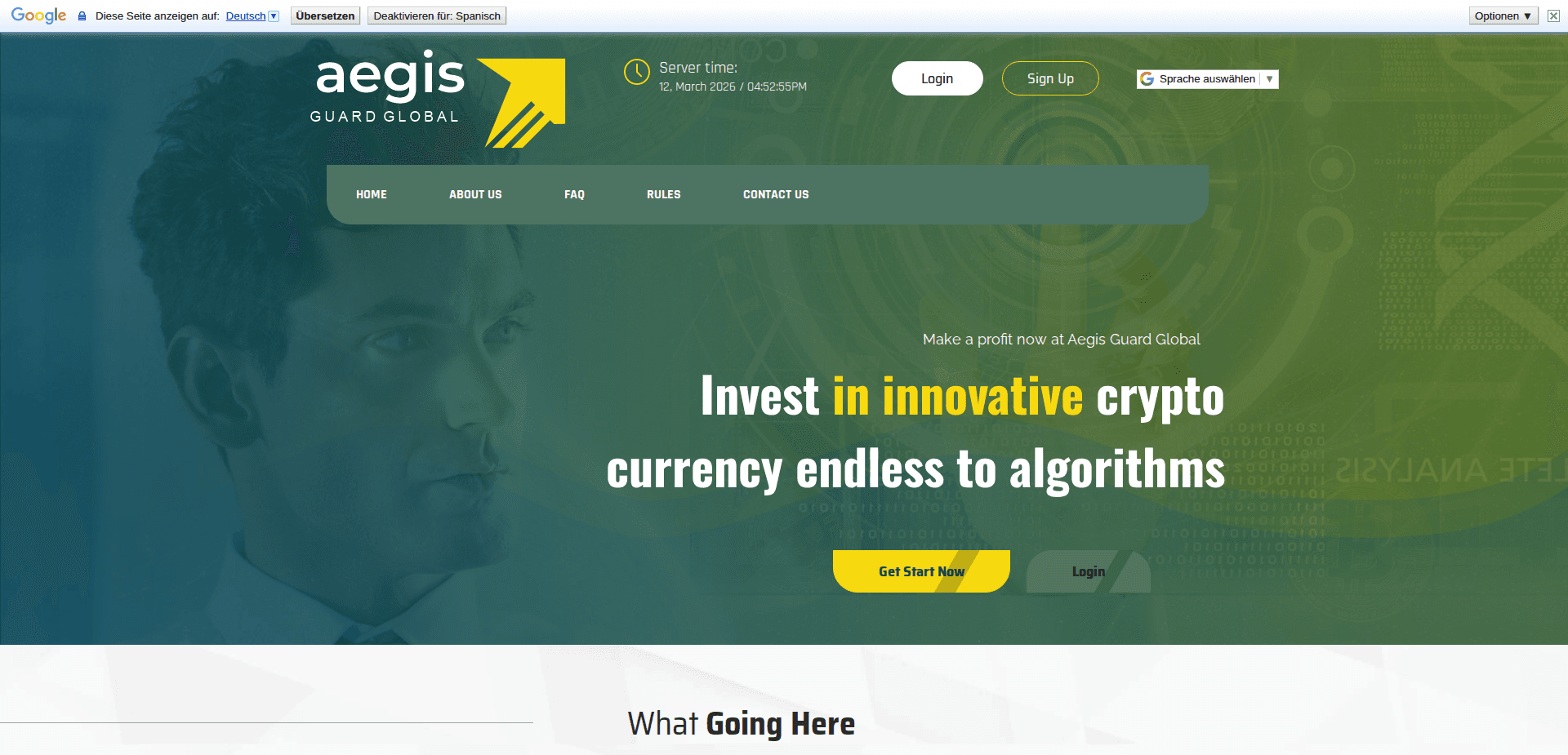 Website screenshot for https://aegisguardglobal.org/ - 1