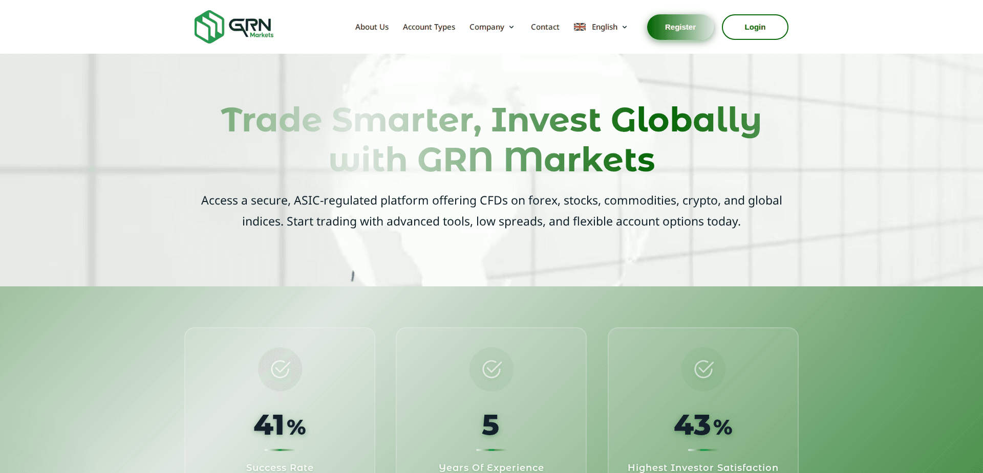 Website screenshot for https://grn-markets.com/ - 1