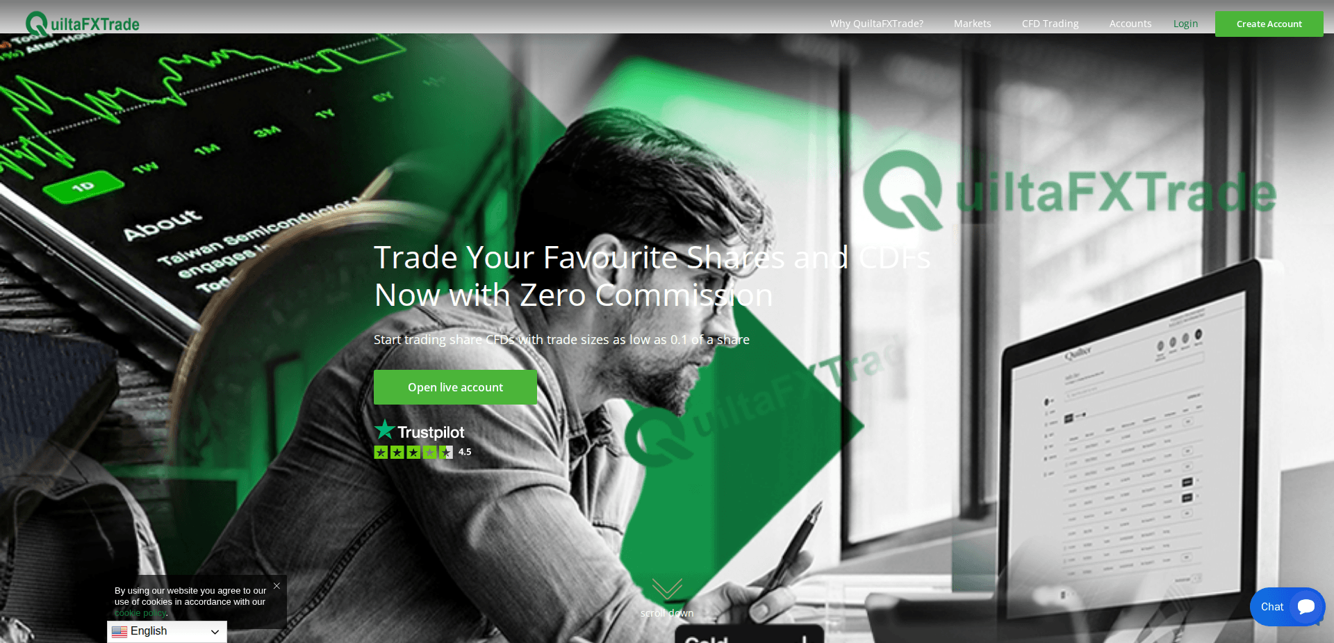 Website screenshot for https://quiltafxtrade.com/ - 1