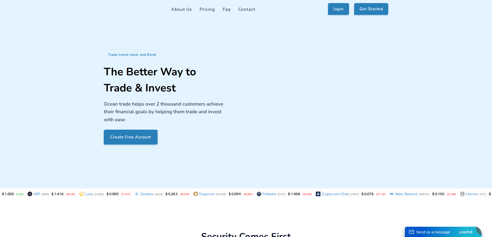 Website screenshot for https://oceanfluxtrades.live/ - 1