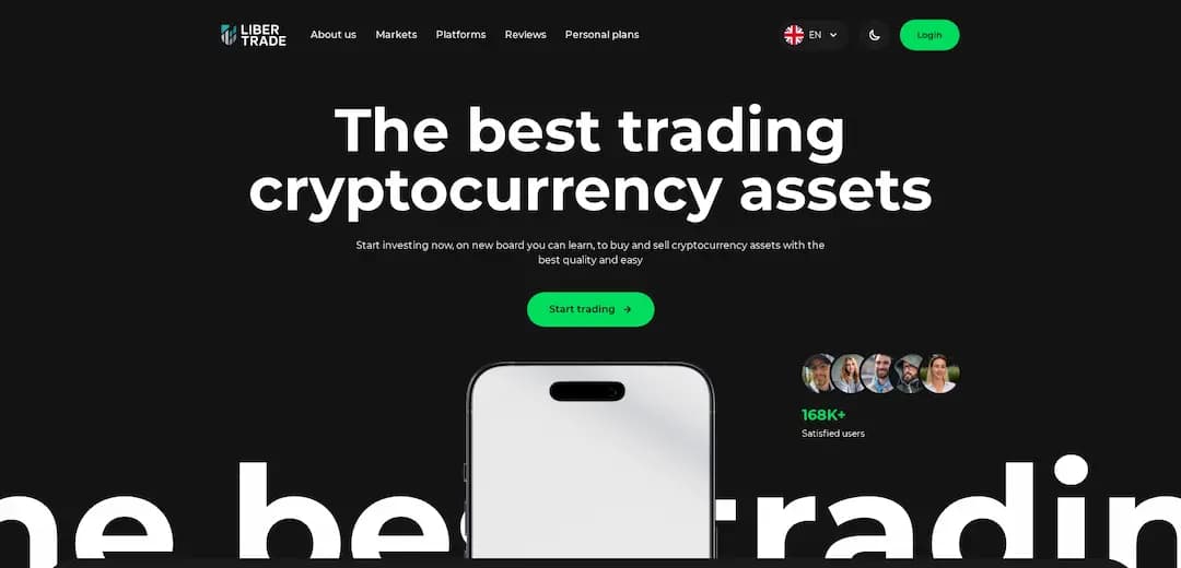 Screenshot for website liber-trade.com - 1