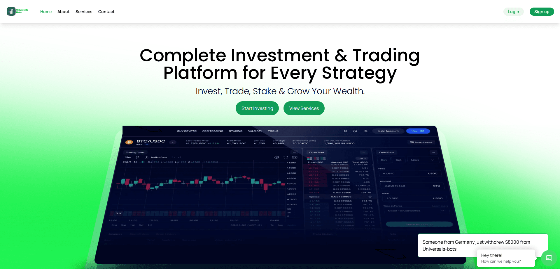 Website screenshot for https://universals-bots.com/ - 1