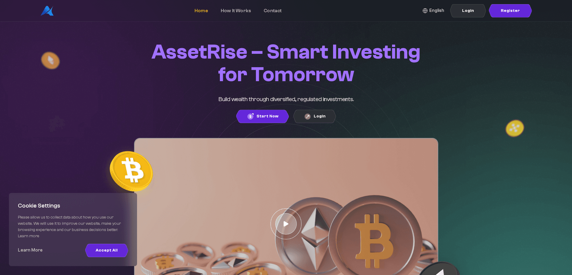 Website screenshot for https://assetrisepro.online/ - 1