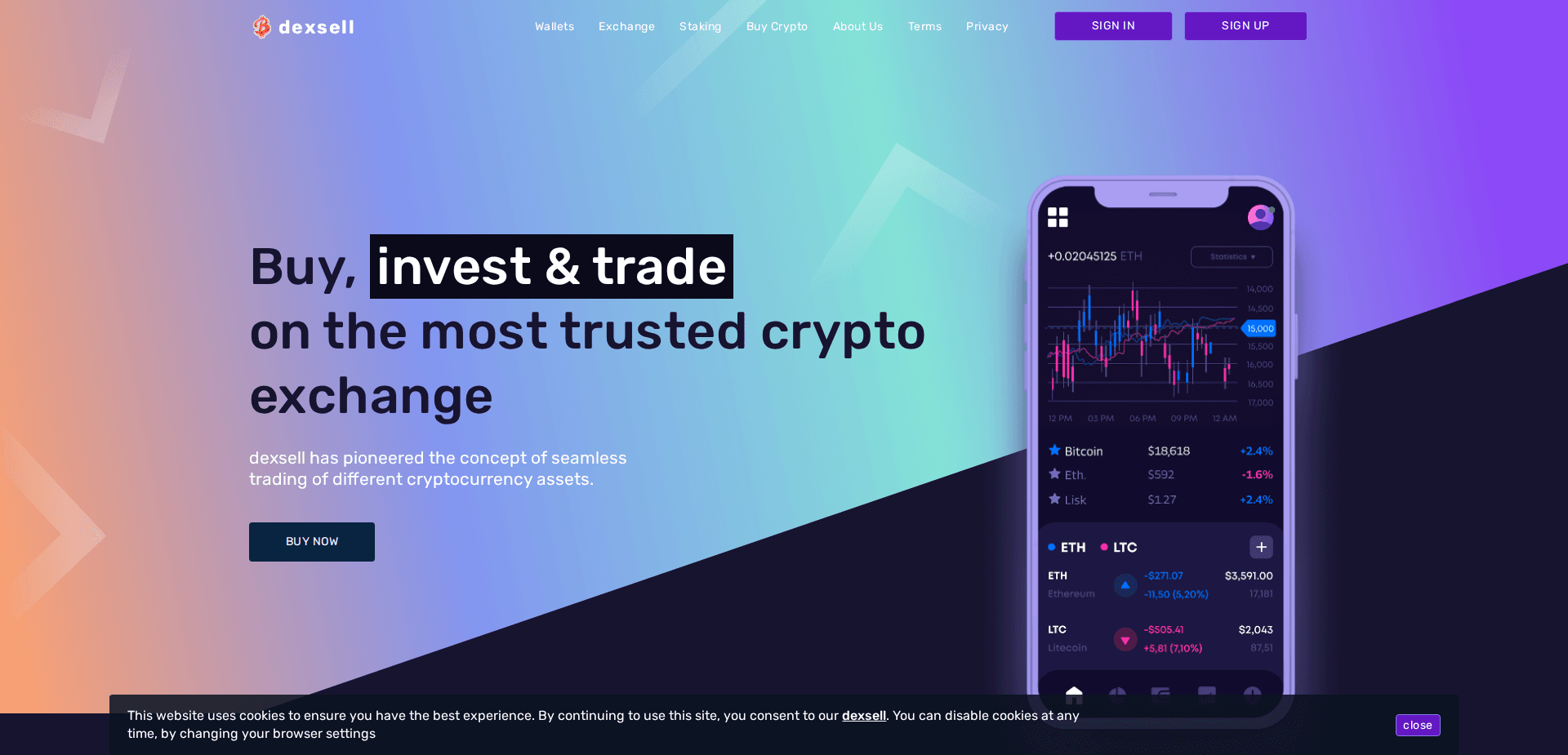 Website screenshot for https://dexsell.net/ - 1