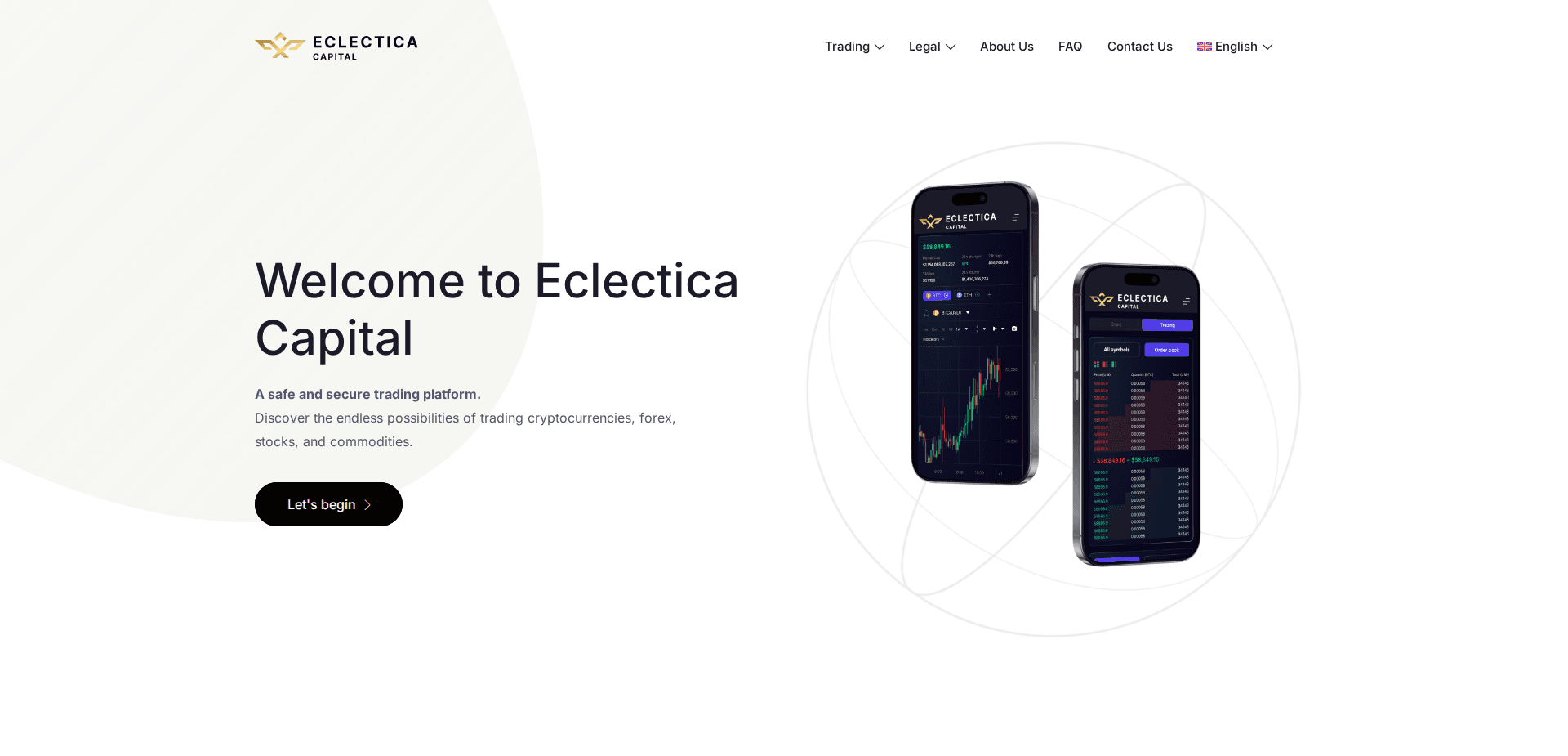 Website screenshot for https://eclectica-capital.com/ - 1