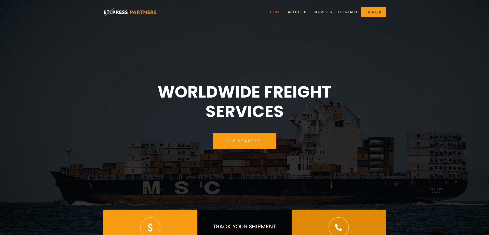Website screenshot for https://express-partners.com/ - 1