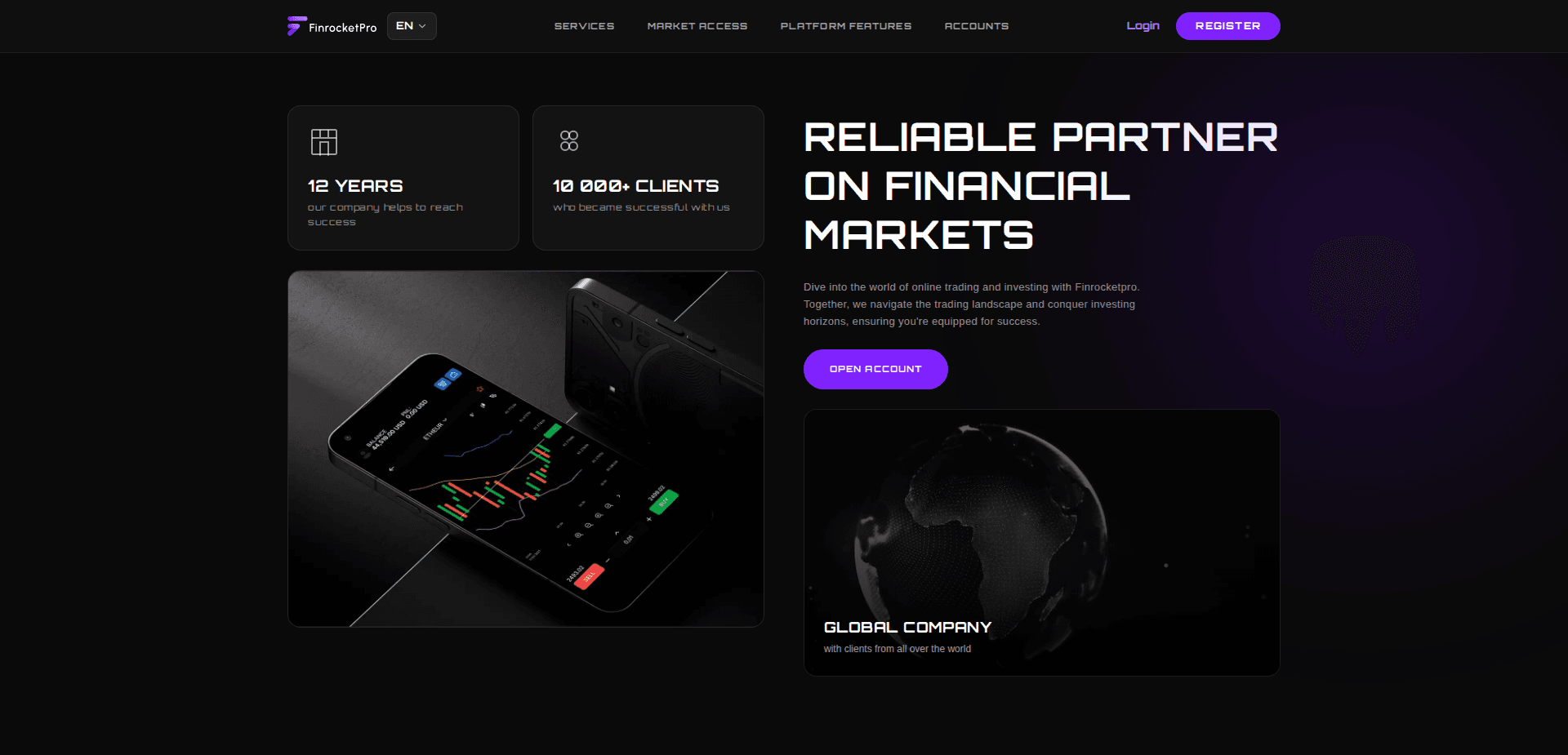 Website screenshot for https://finrocketpros.com/ - 1
