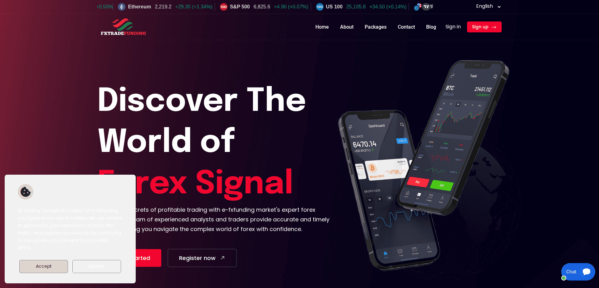 Website screenshot for https://e-fxfunding.net/ - 1