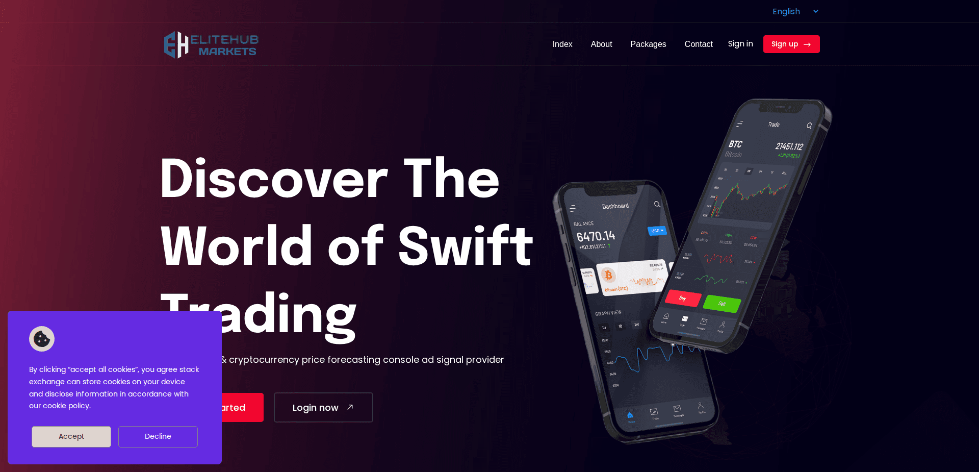 Website screenshot for https://elitehubmarket.com/ - 1