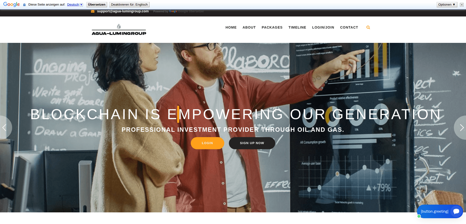 Website screenshot for https://agua-lumingroup.com/ - 1