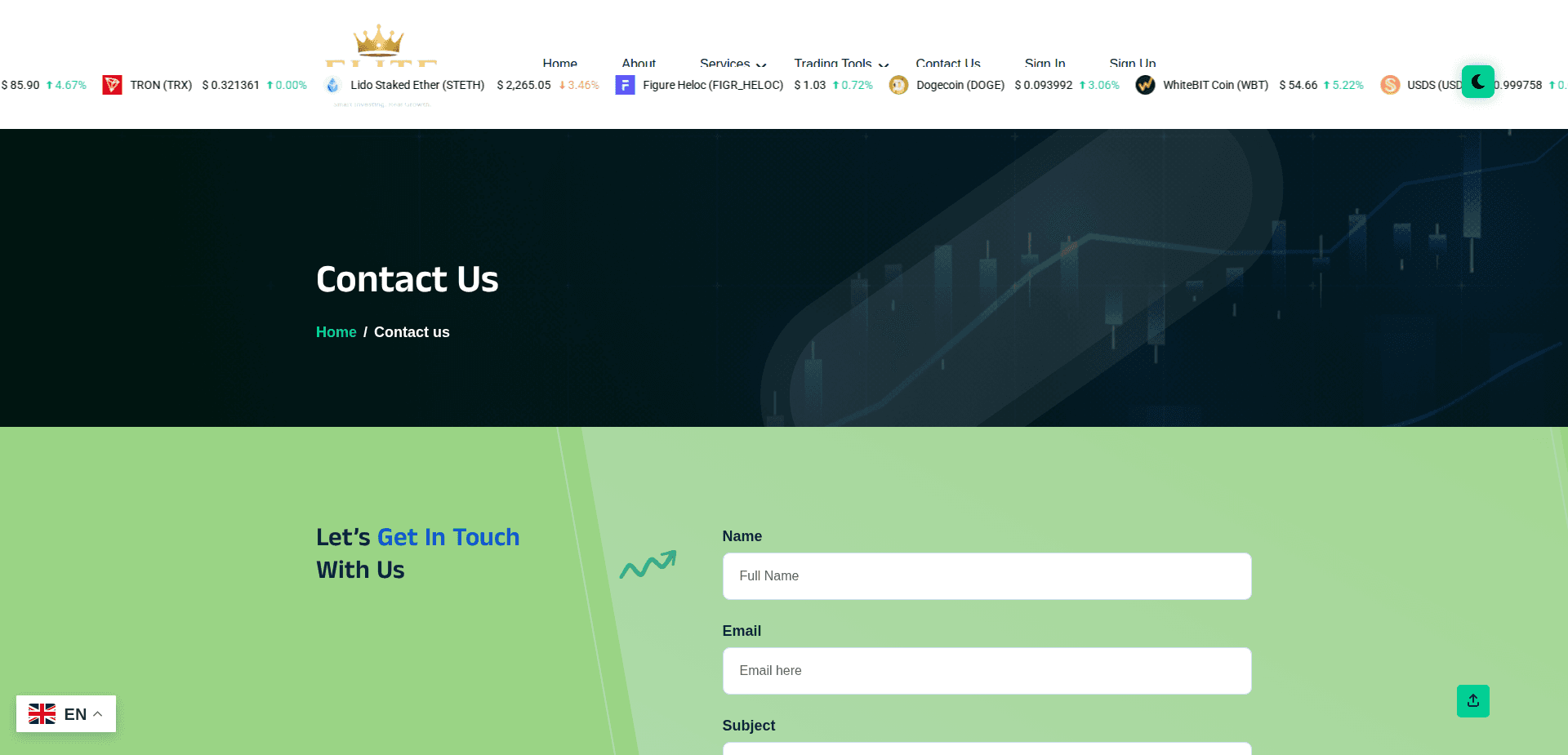 Website screenshot for https://elitedigitalplatform.com/ - 3