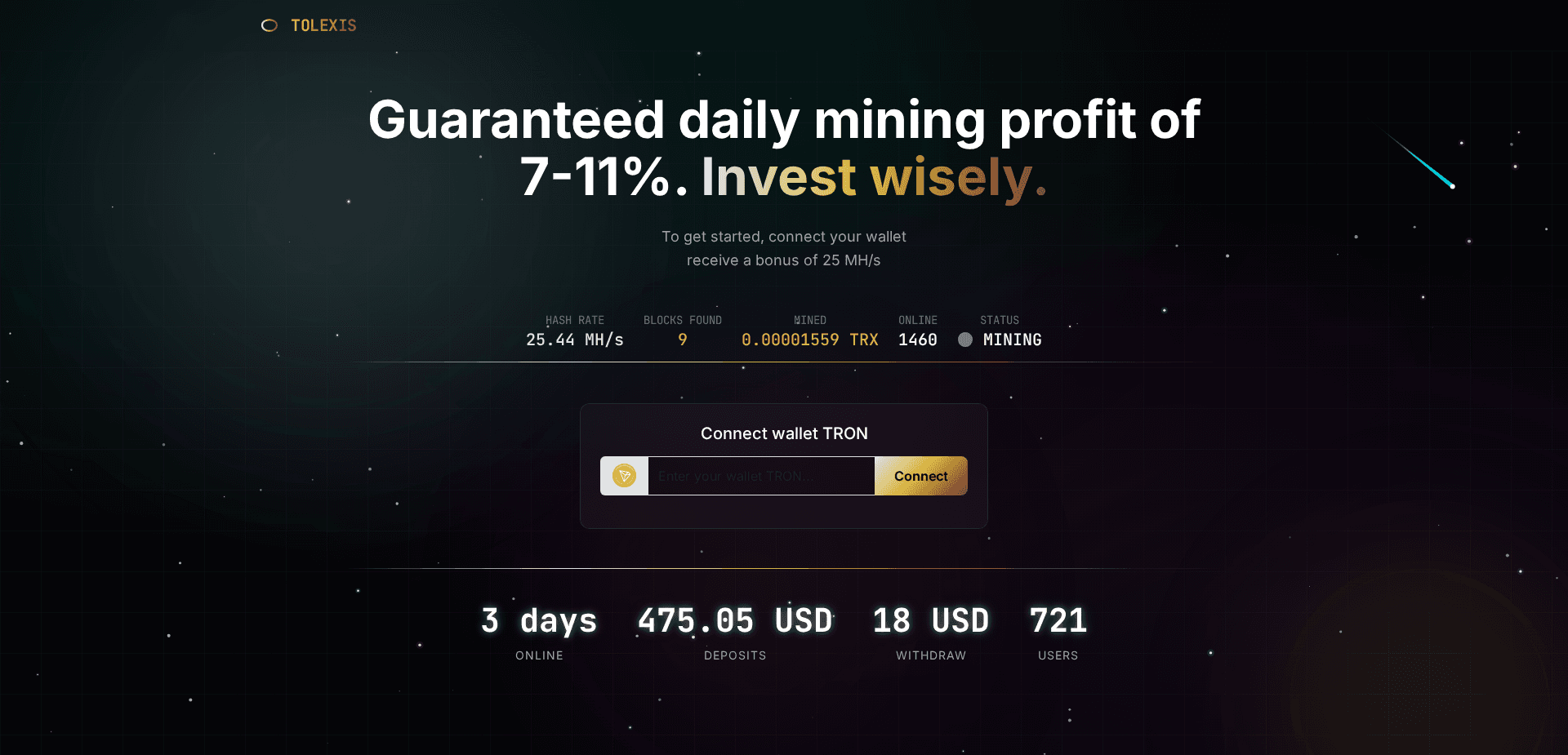 Website screenshot for https://tolexis.com/ - 1