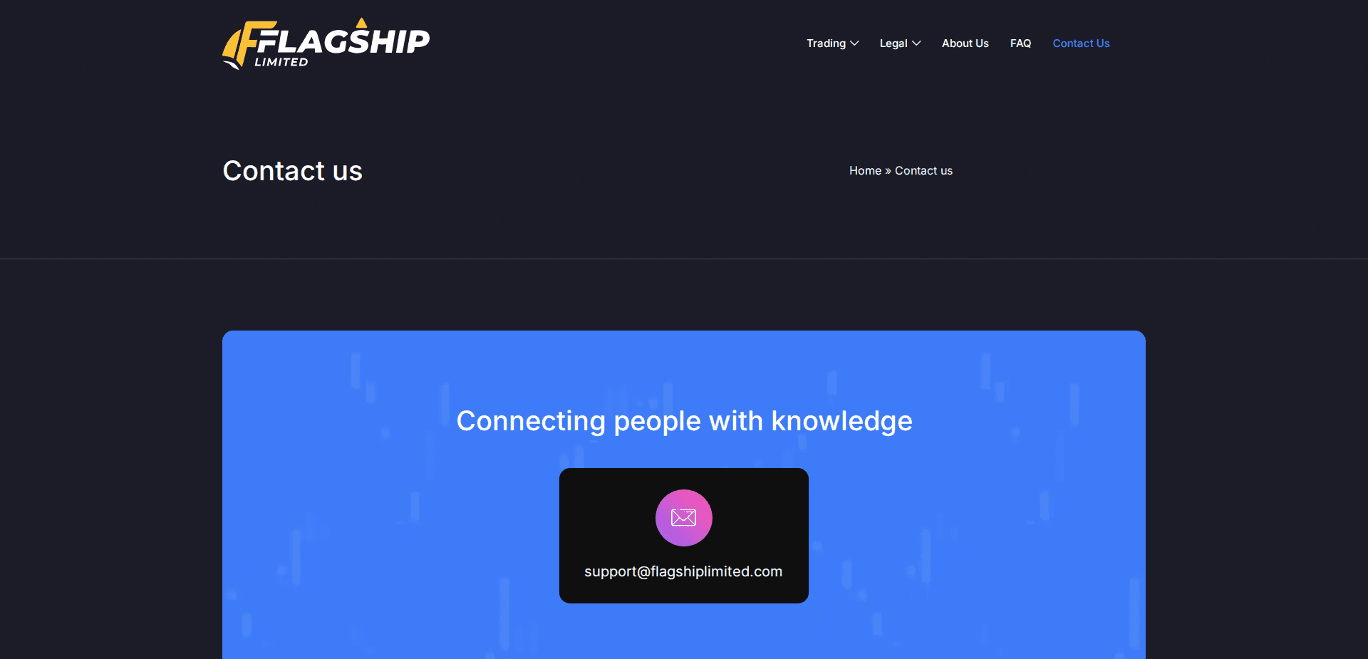Website screenshot for https://flagshiplimited.com/ - 2