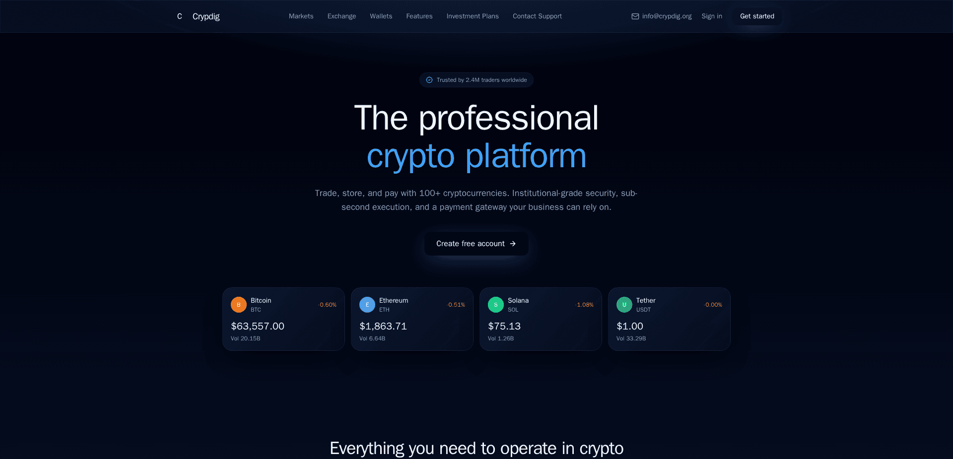 Website screenshot for https://crypdig.org/ - 1