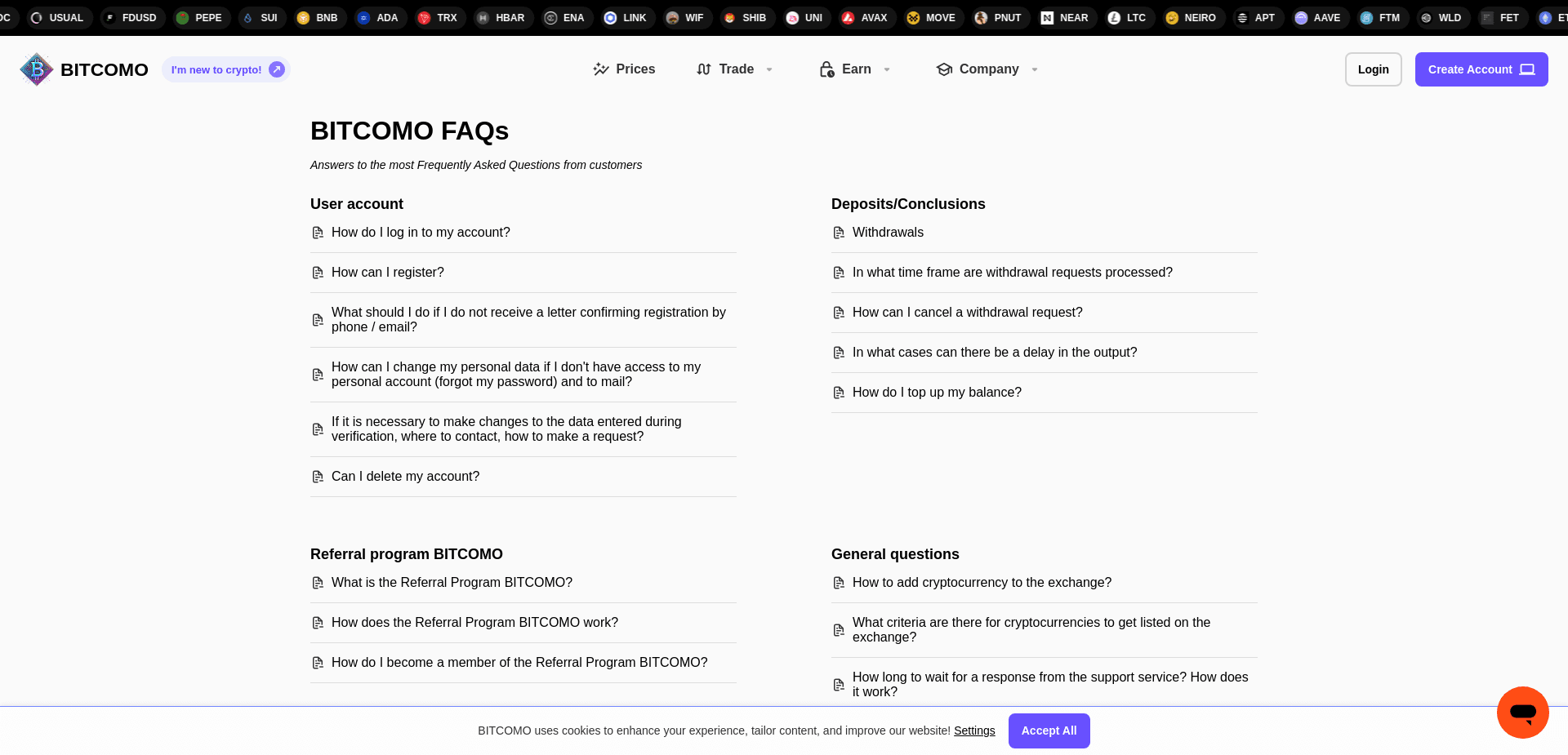 Screenshot for bitcomo.org - 0