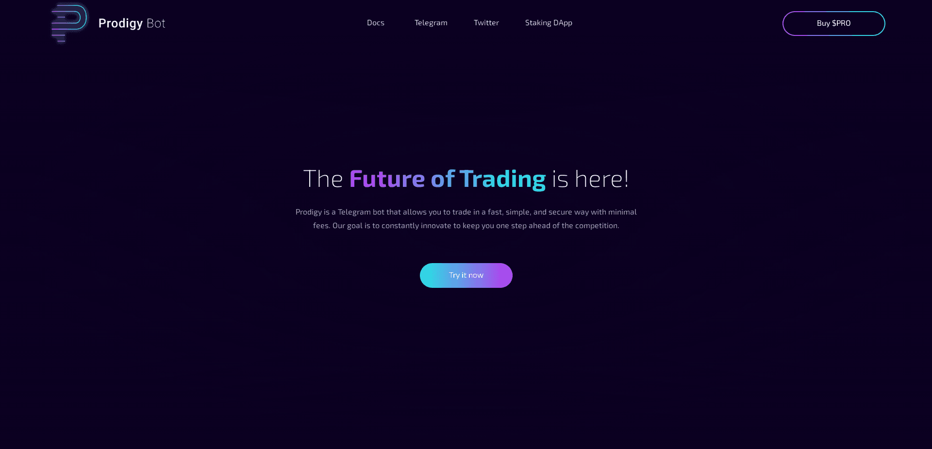 Screenshot for prodigybot.io - 0