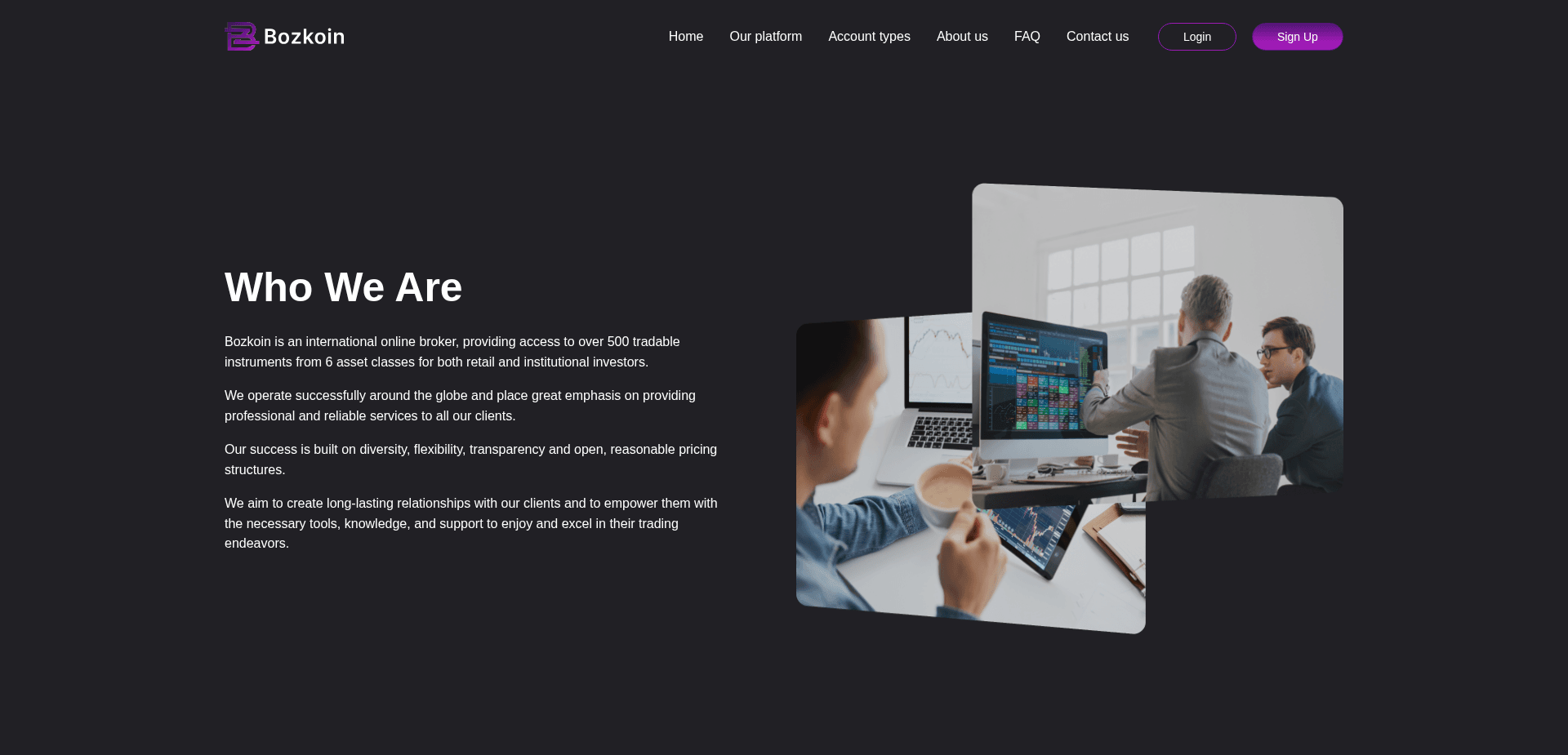 Screenshot for bozkoin.com - 3