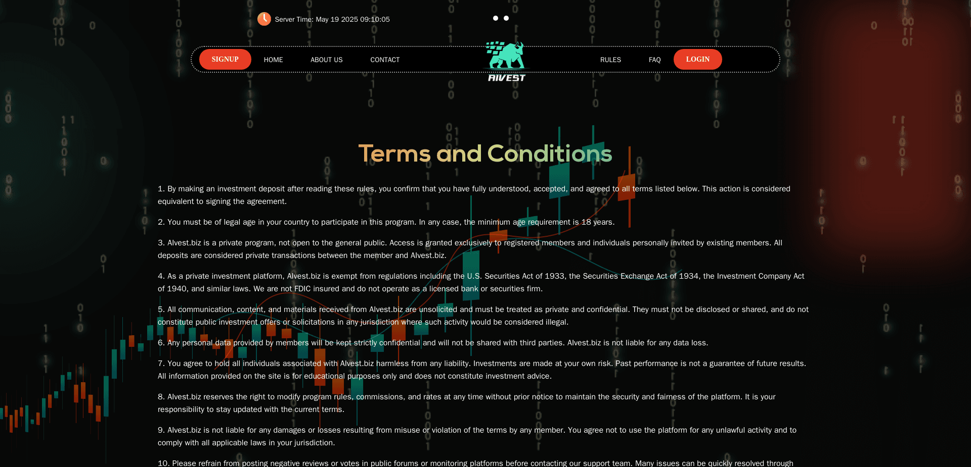 Screenshot for aivest.biz - 6