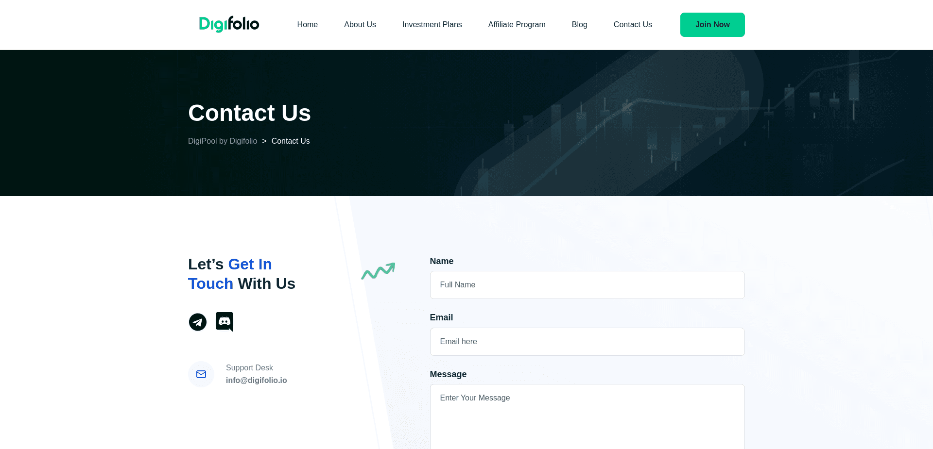 Screenshot for digifolio.io - 2