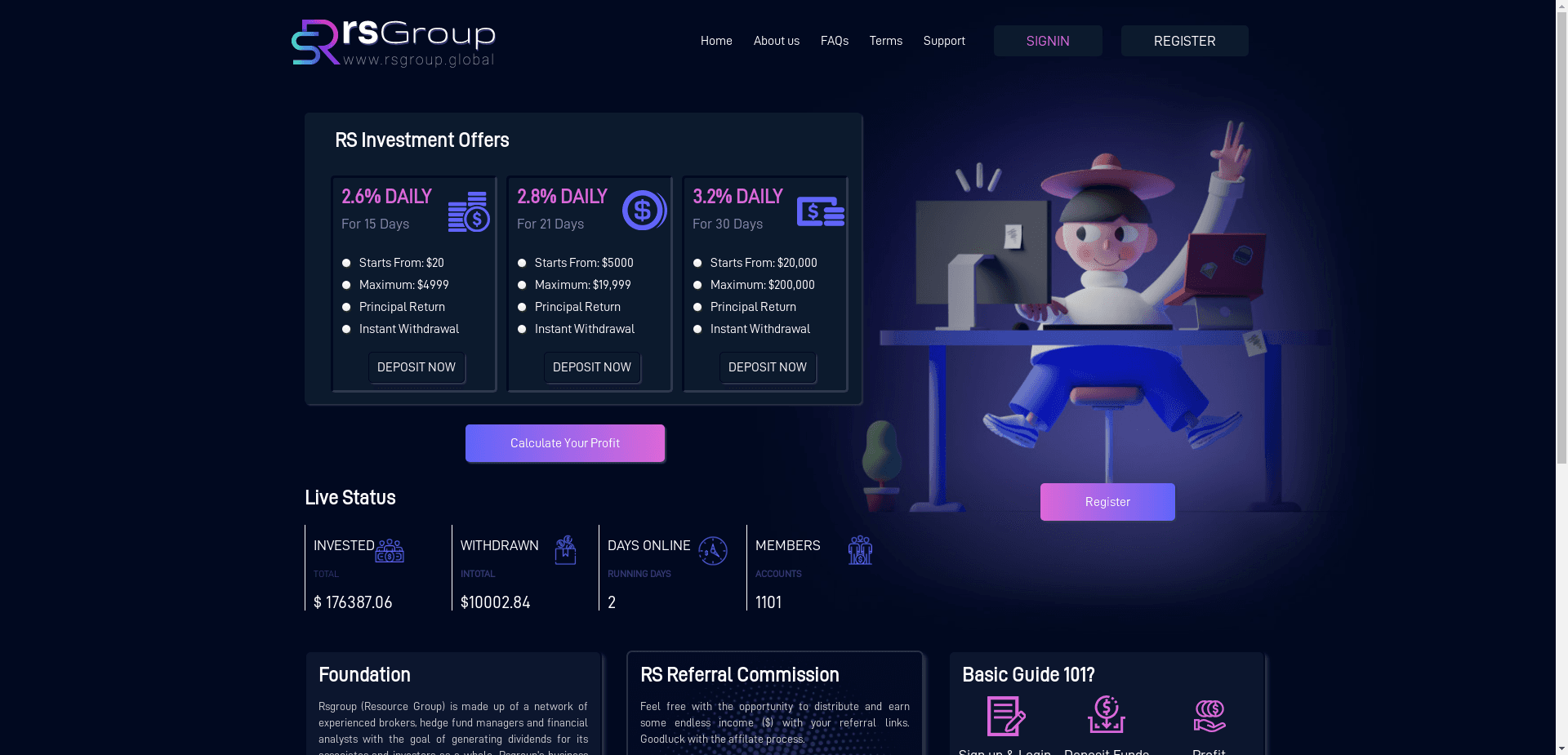 Rsgroup отзывы и обзор. Развод, лохотрон или правда. Только честные и правдивые отзывы на Baxov.Net