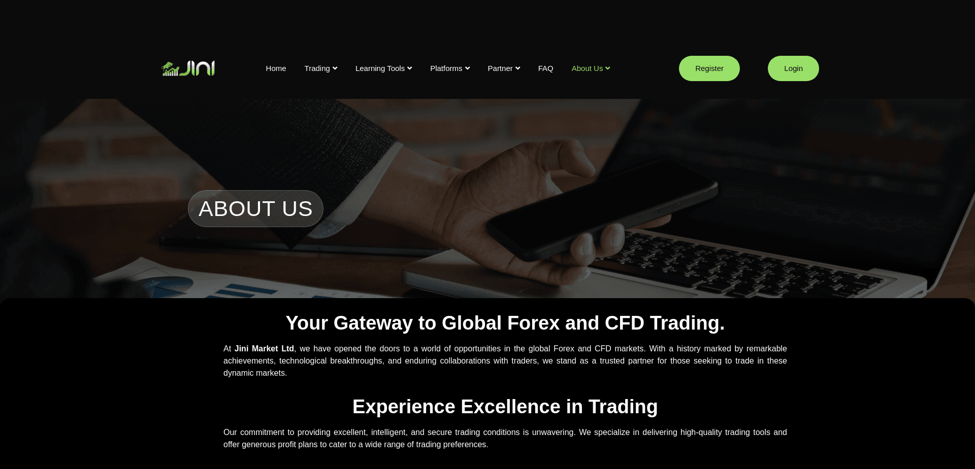 Screenshot for jinimarkets.com - 1