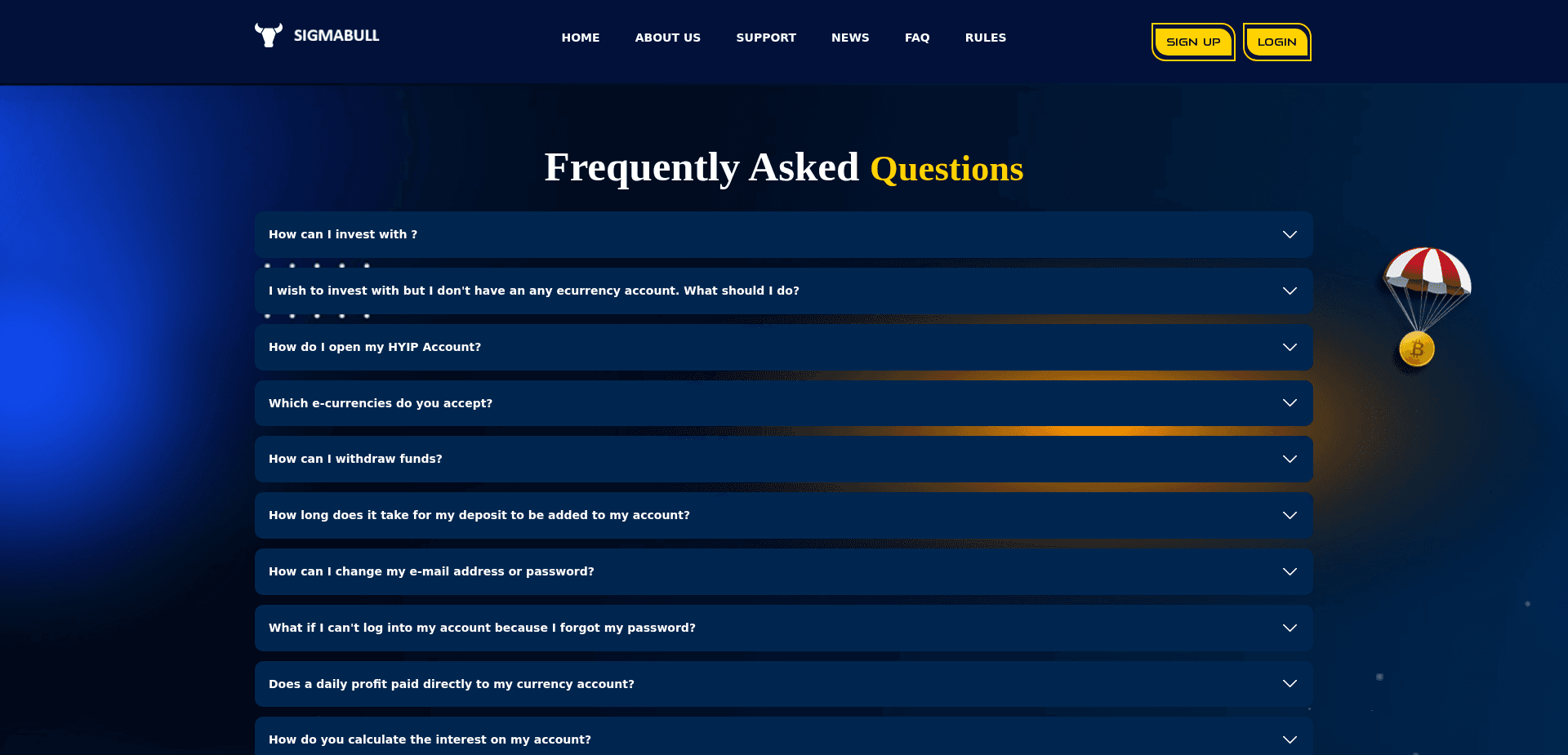 Screenshot for sigmabull.biz - 1