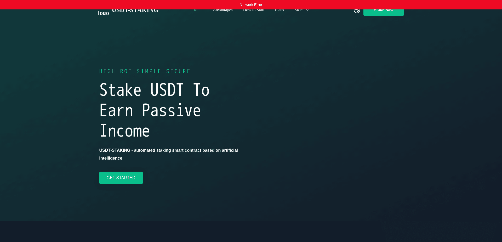 Screenshot for usdt-staking.org - 2