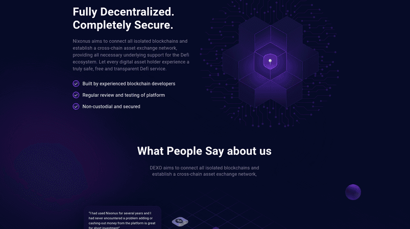 Nixonus - безопасность