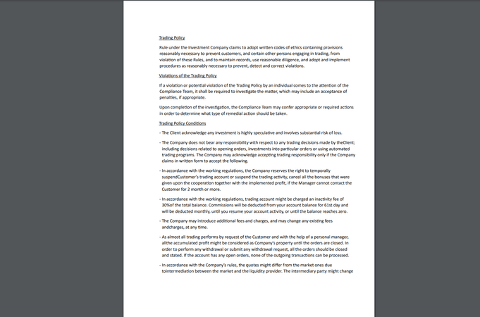 CapitalGates.io - риски и условия