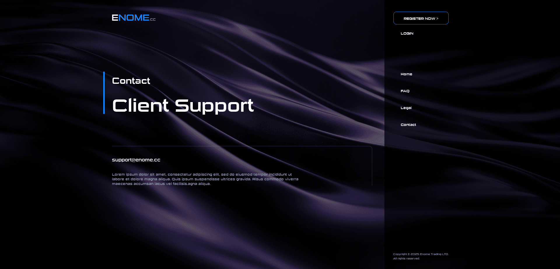 Screenshot for enome.cc - 3