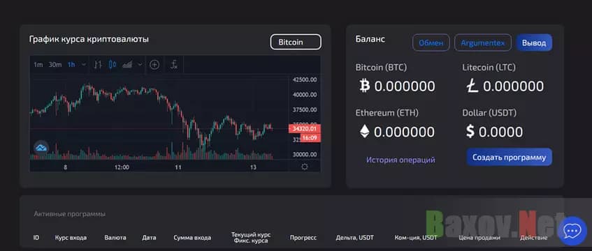Личный кабинет лохотрона