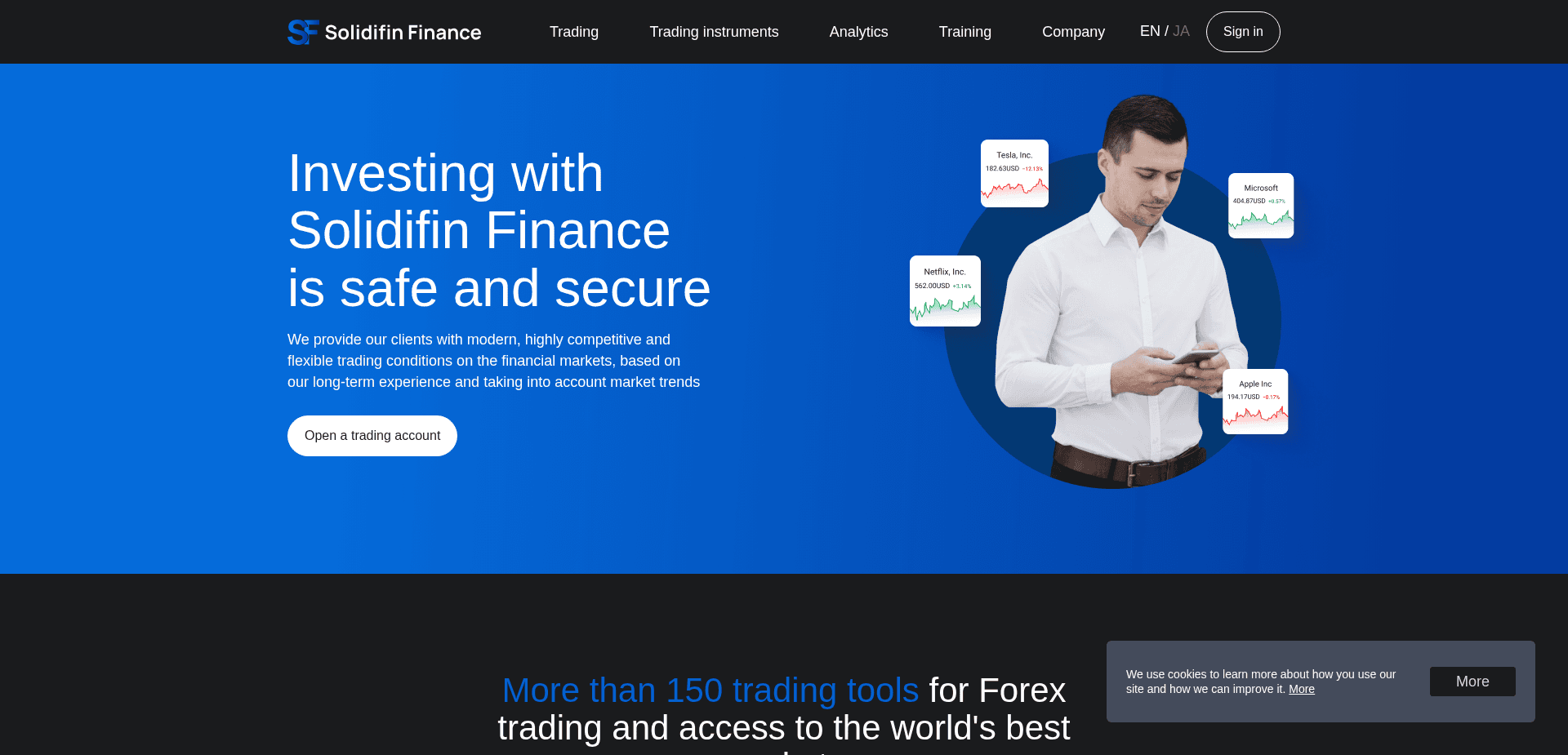 Screenshot for solidifin.pro - 1