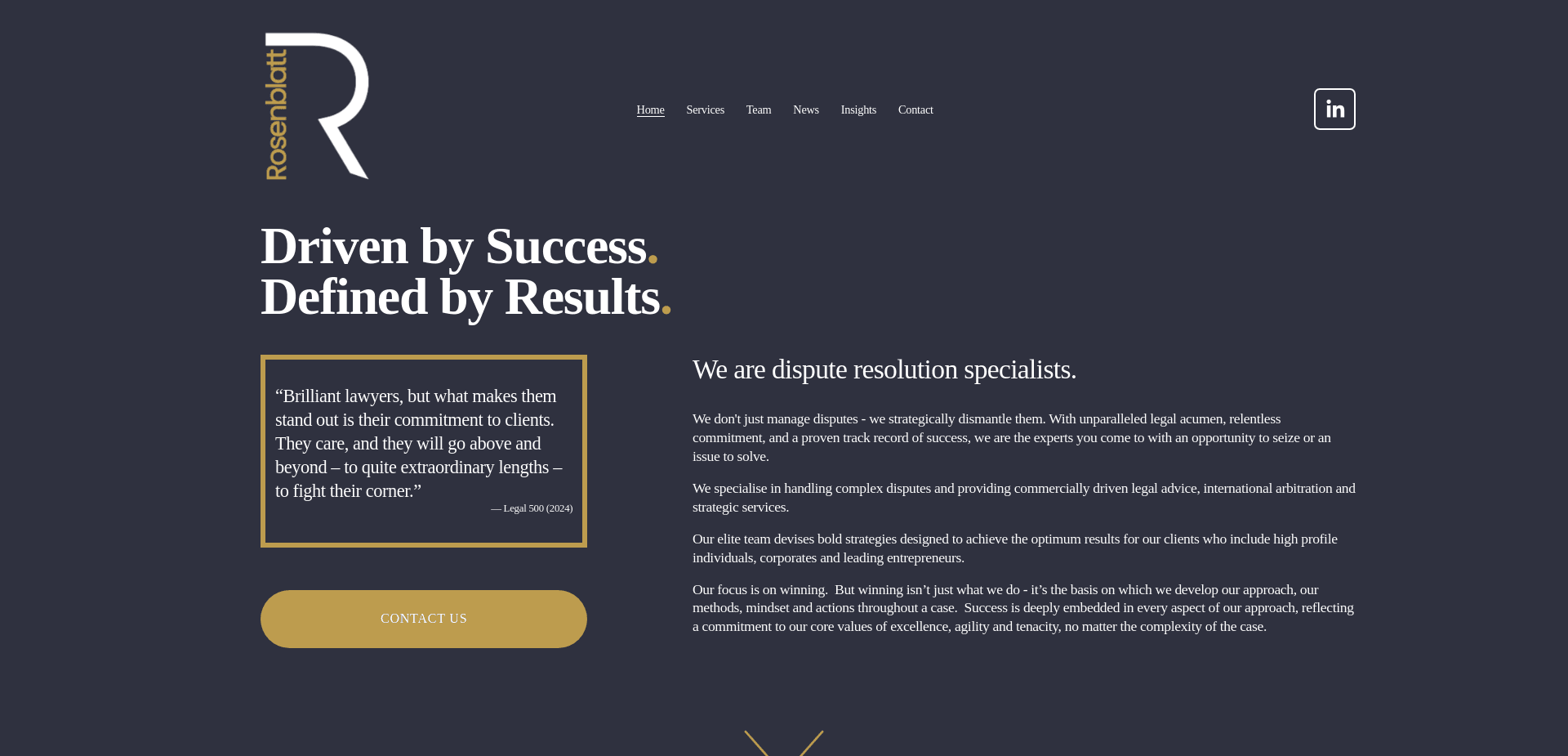 Screenshot for rosenblatt.law - 0