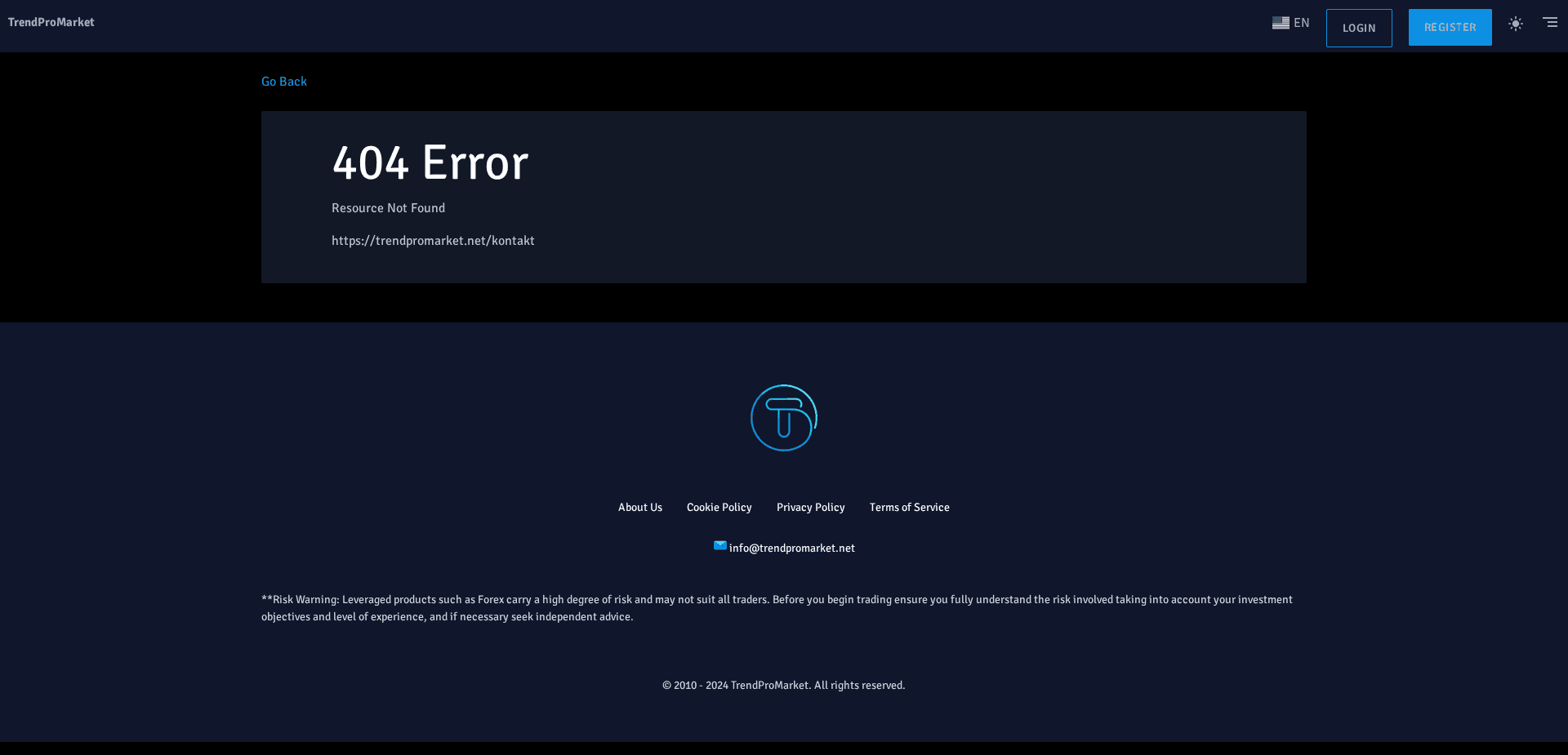 Screenshot for trendpromarket.net - 3