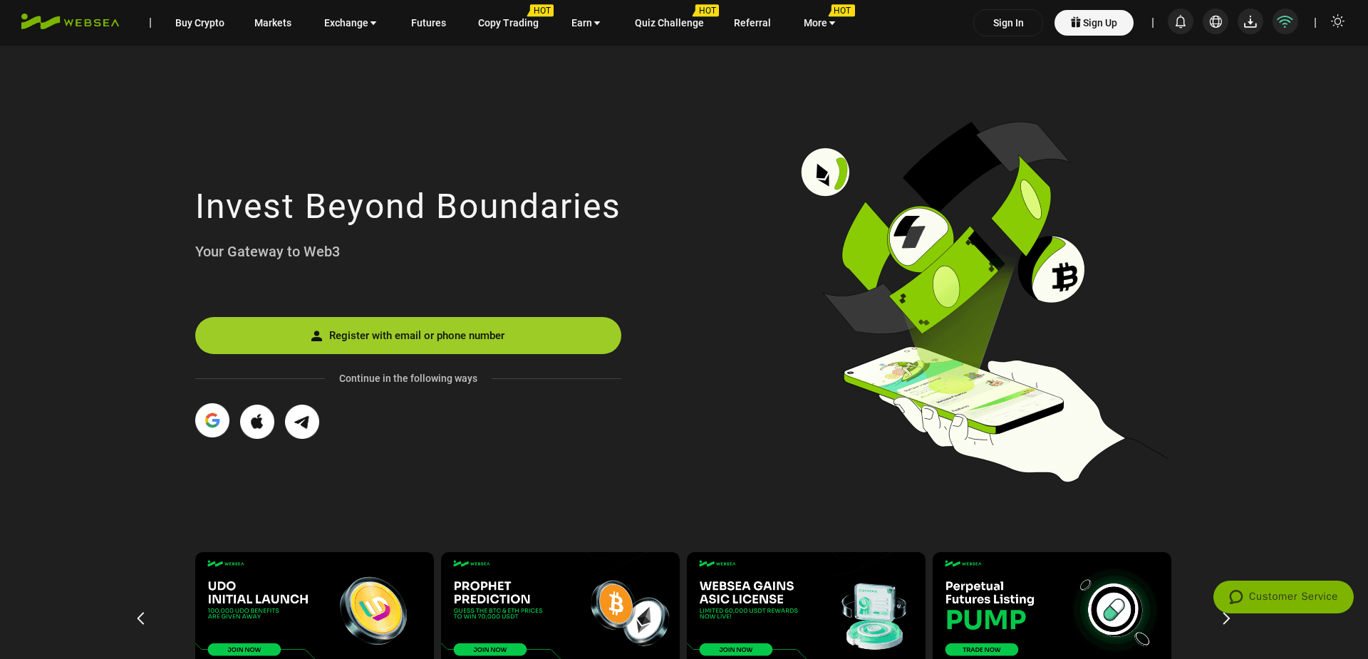 Screenshot for websea.com - 3