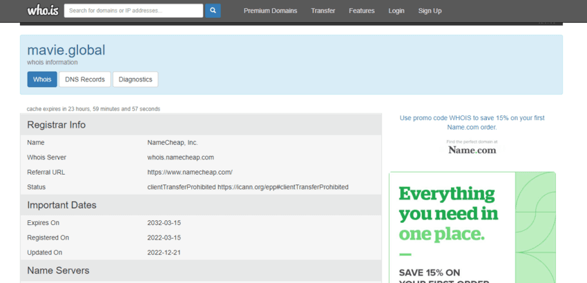 дата регистрации липового проекта