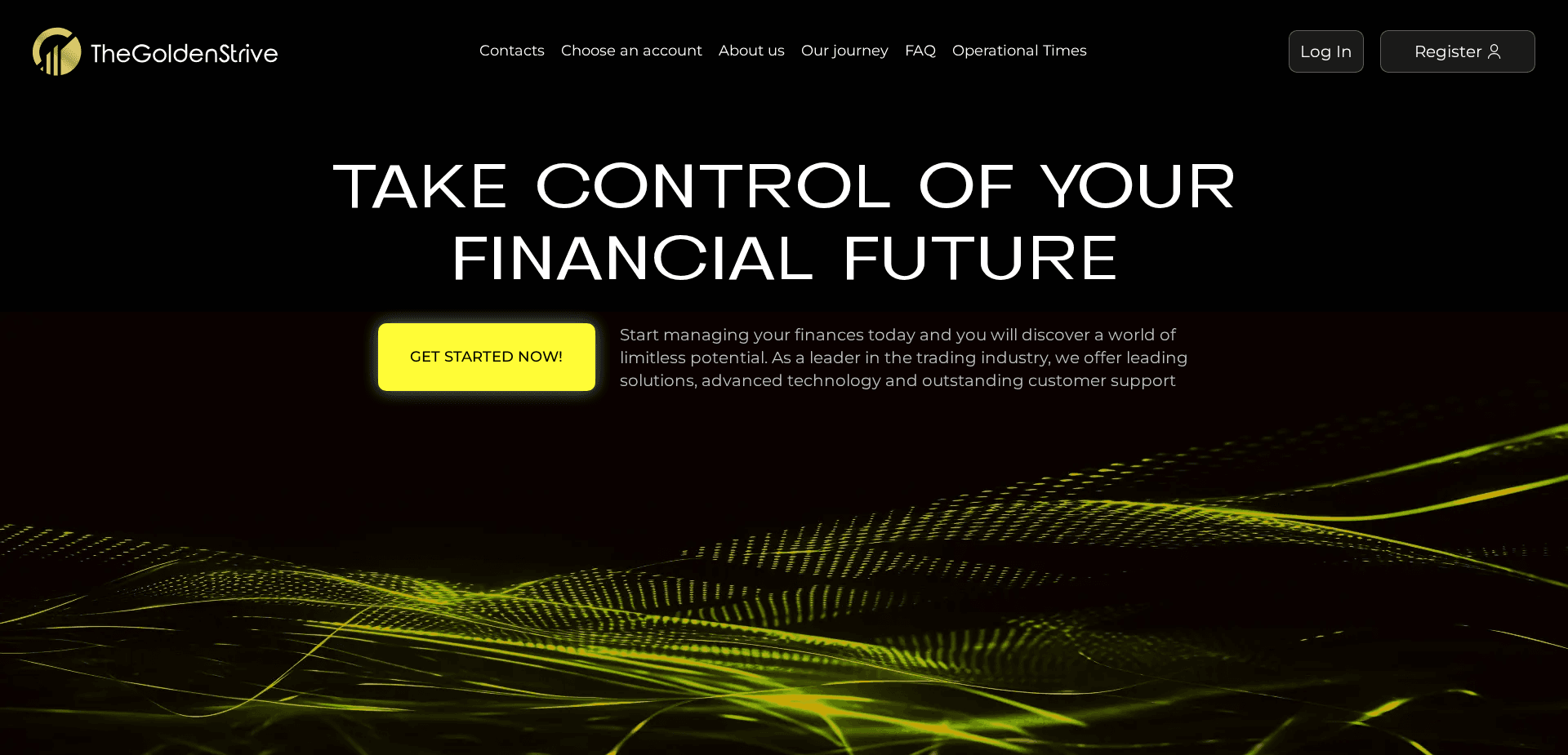 Screenshot for thegoldenstrive.com - 0