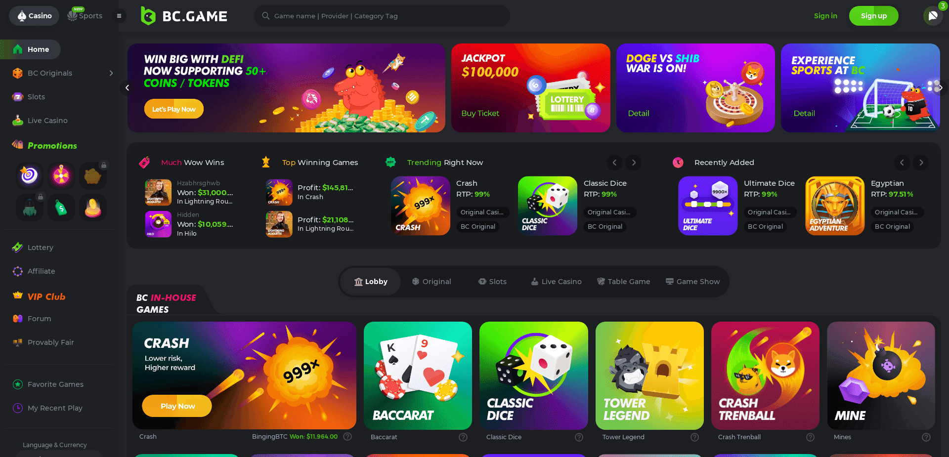 Casino Bc Game отзывы и обзор. Развод, лохотрон или правда. Только честные и правдивые отзывы на Baxov.Net