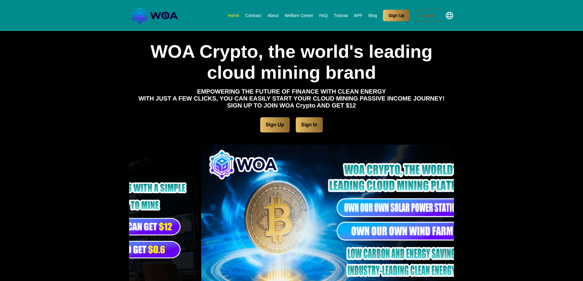 Screenshot for woacrypto.com - 1