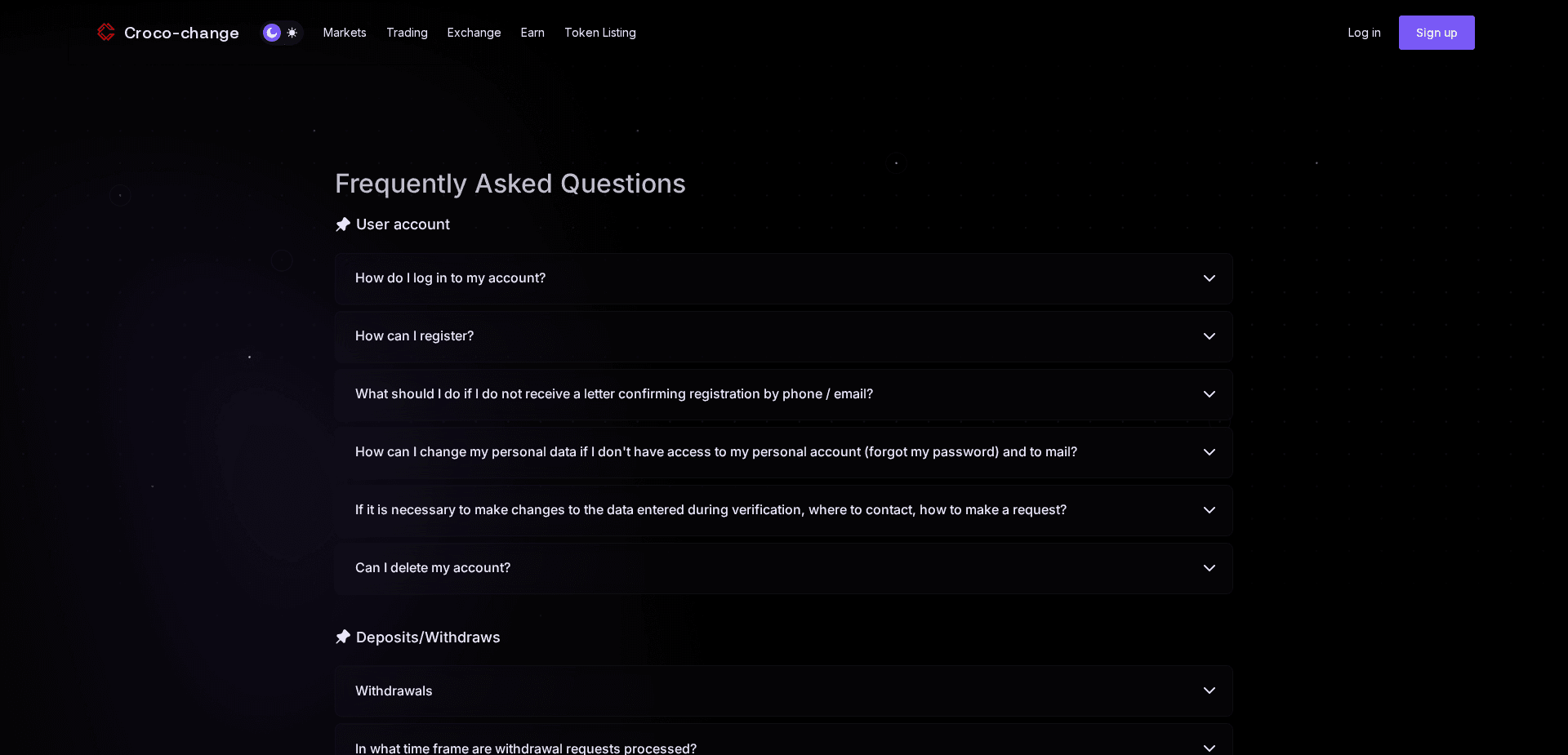 Screenshot for croco-change.com - 1