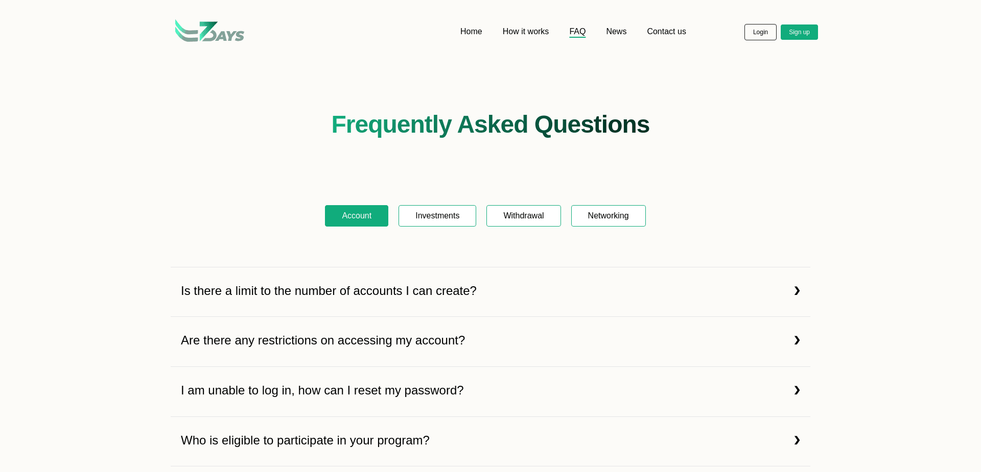 Screenshot for 7days.capital - 0