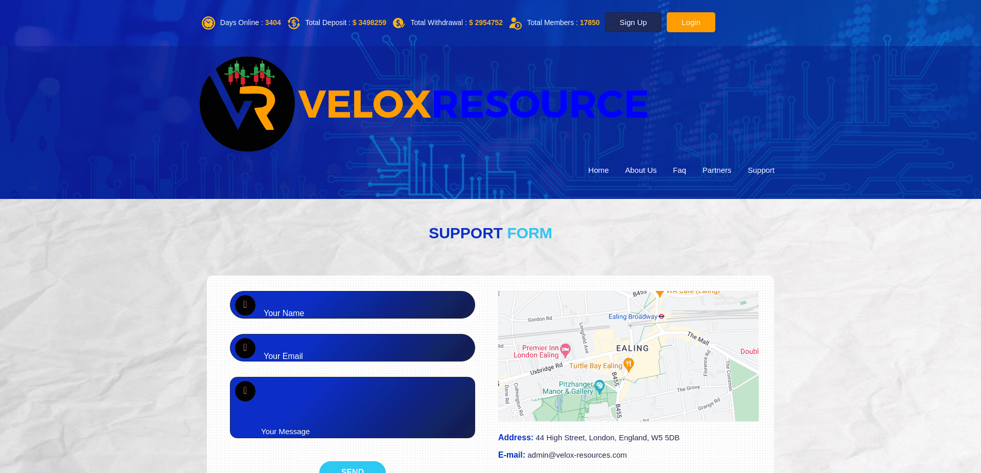 Screenshot for velox-resources.com - 0
